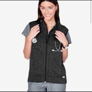 Figs Casablanca Reversible Fleece Vest